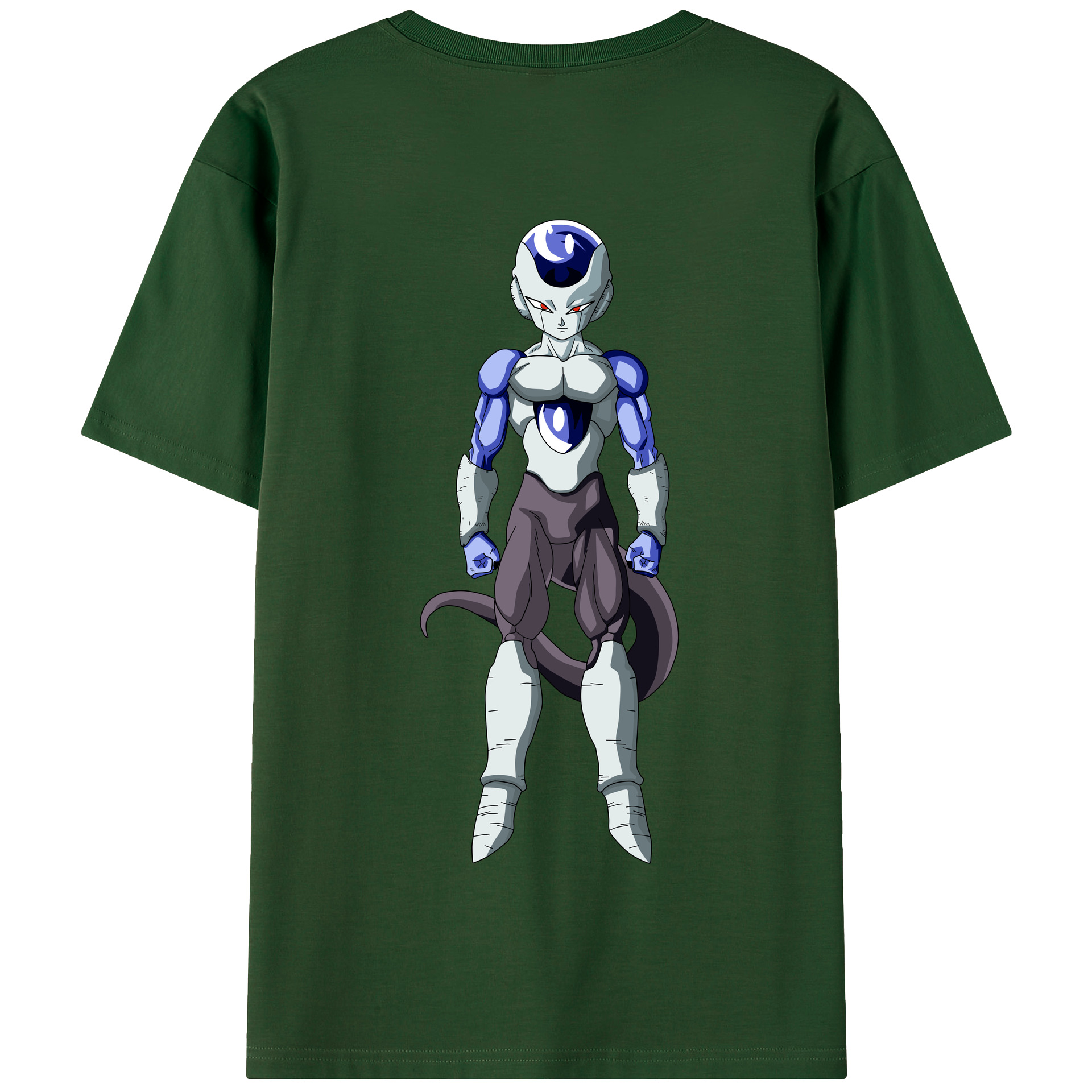 （画像用） ドラゴンボール フリーザ DRAGON BALL Frieza 綿100％半袖Tシャツ（背面プリント）